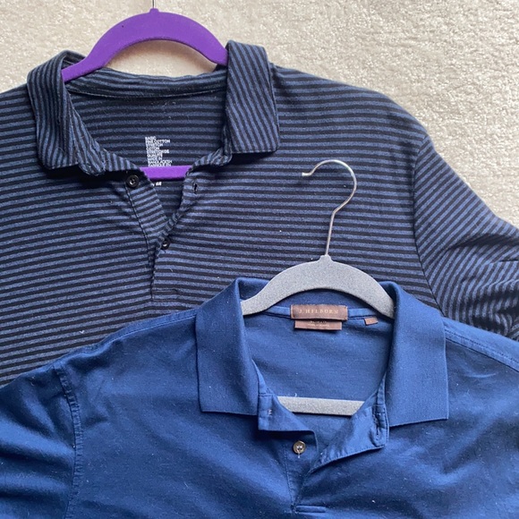 BUNDLE H&M and J Hilburn Navy/Black polo Large - Picture 2 of 7